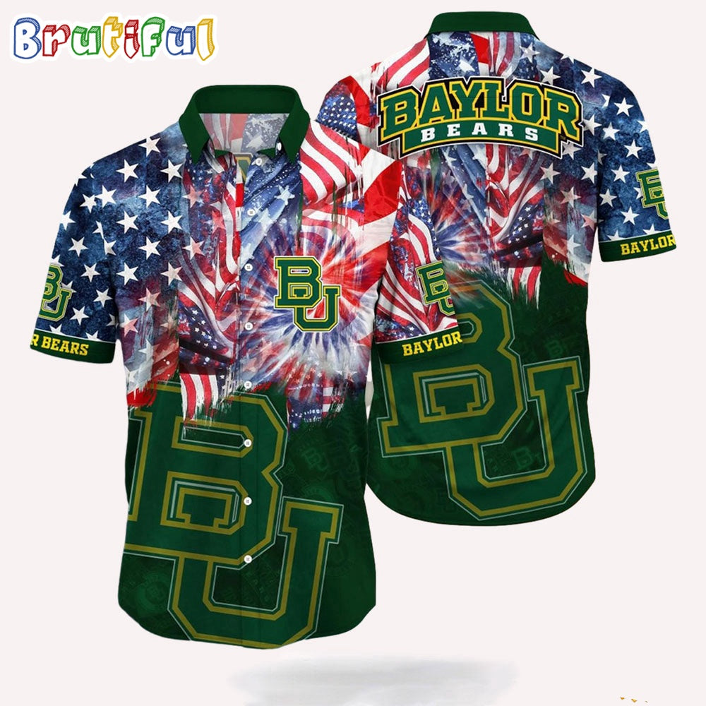 NCAA Baylor Bears 4th Of July Happy Independence Day Hawaii Shirt