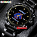 NCAA Boise State Broncos Black Fashion Watch Football Watch For Fans