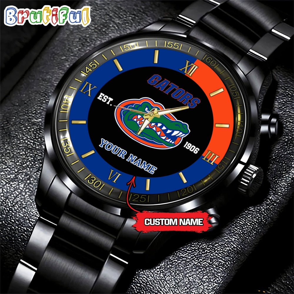 NCAA Florida Gators Black Fashion Watch For Fans