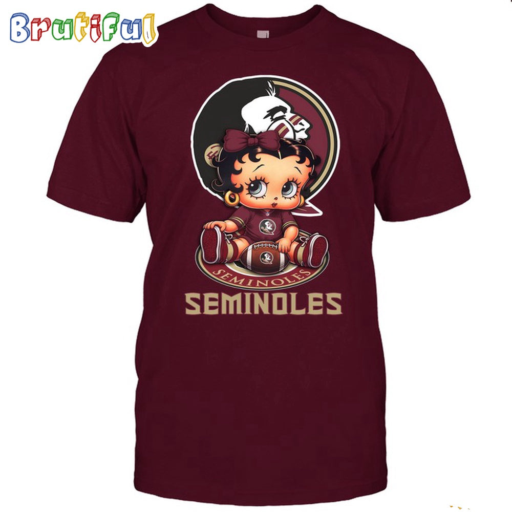 NCAA Florida State T-Shirt Betty Boop Football Tshirt
