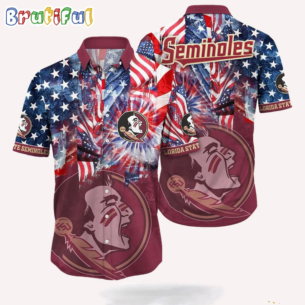 NCAA Florida State Seminoles 4th Of July Happy Independence Day Hawaii Shirt