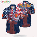NCAA Illinois Fighting Illini 4th Of July Happy Independence Day Hawaii Shirt