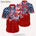 NCAA Indiana Hoosiers 4th Of July Happy Independence Day Hawaii Shirt