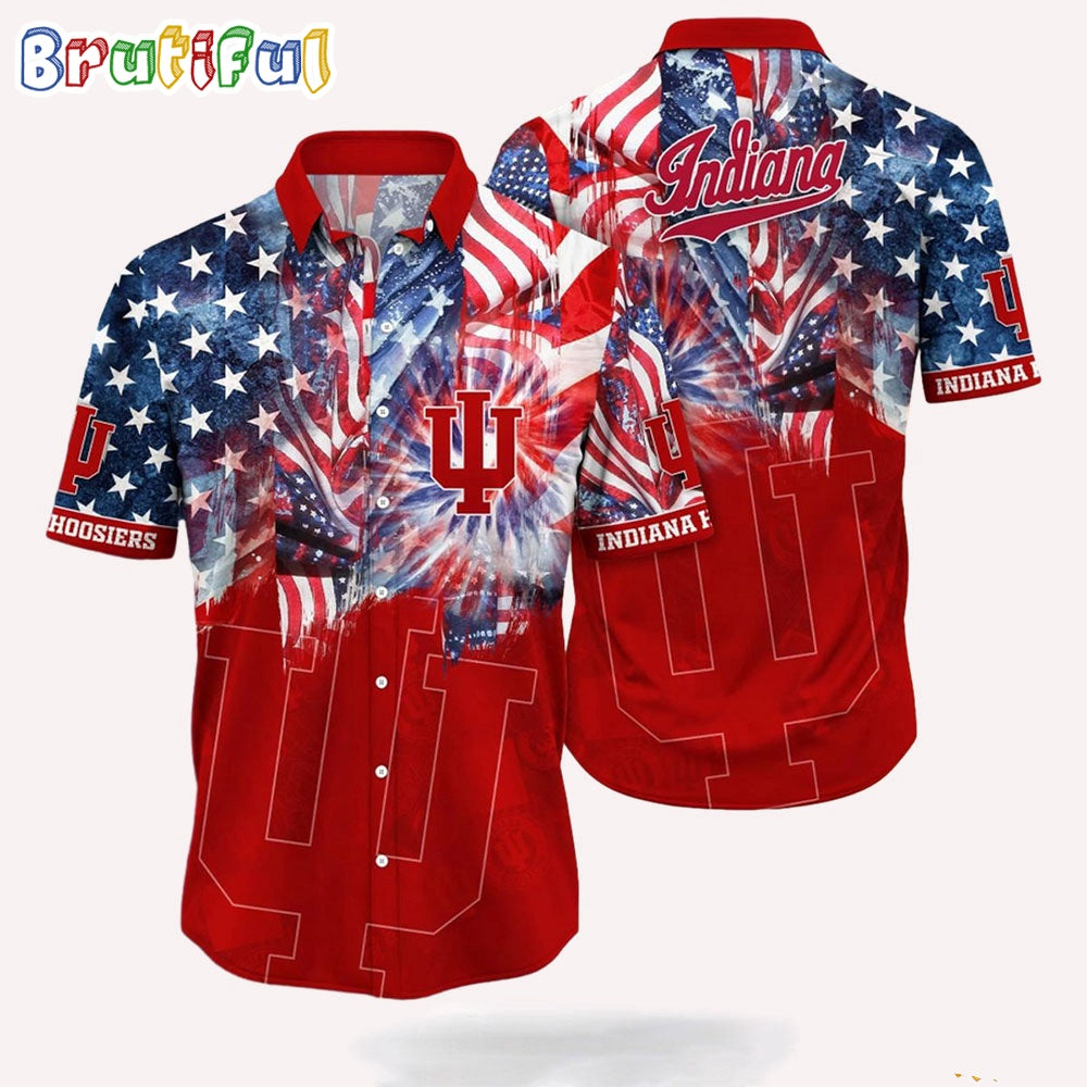 NCAA Indiana Hoosiers 4th Of July Happy Independence Day Hawaii Shirt