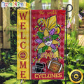 NCAA Iowa State Cyclones Football Flag Mardi Gras Welcome Garden Flag