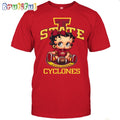 NCAA Iowa State T-Shirt Betty Boop Football Tshirt