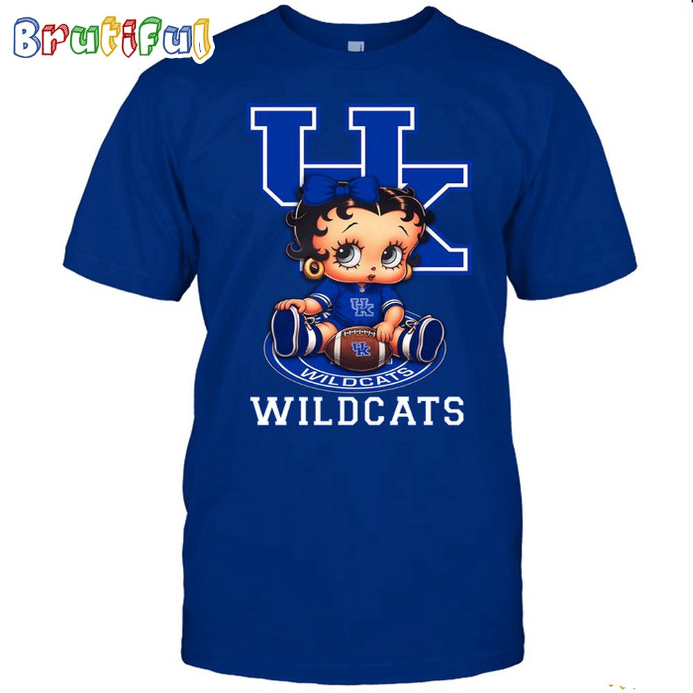 NCAA Kentucky T-Shirt Betty Boop Football Tshirt
