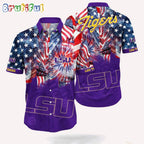 NCAA LSU TIGERS 4th Of July Happy Independence Day Hawaii Shirt
