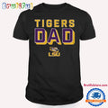 NCAA LSU Tigers Logo Football Dad 2024 T Shirt