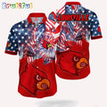 NCAA Louisville Cardinals 4th Of July Happy Independence Day Hawaii Shirt