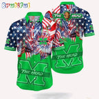 NCAA Marshall Thundering Herd 4th Of July Happy Independence Day Hawaii Shirt