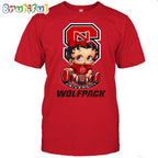 NCAA NC State T-Shirt Betty Boop Football Tshirt