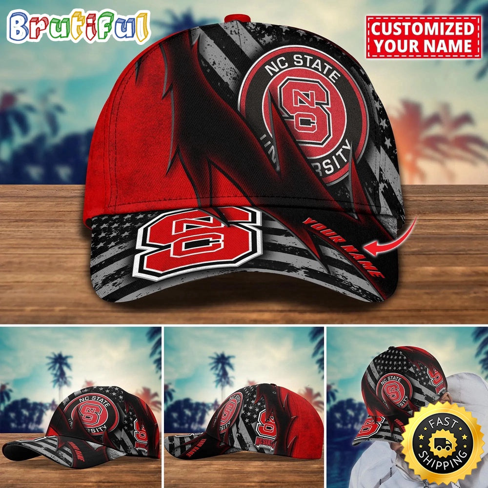 NCAA NC State Wolfpack Baseball Cap Custom Cap For Sport Fans