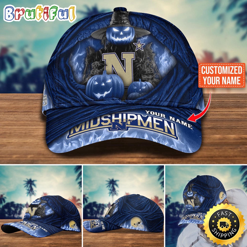 NCAA Navy Midshipmen Baseball Cap Halloween Custom Cap For Fans