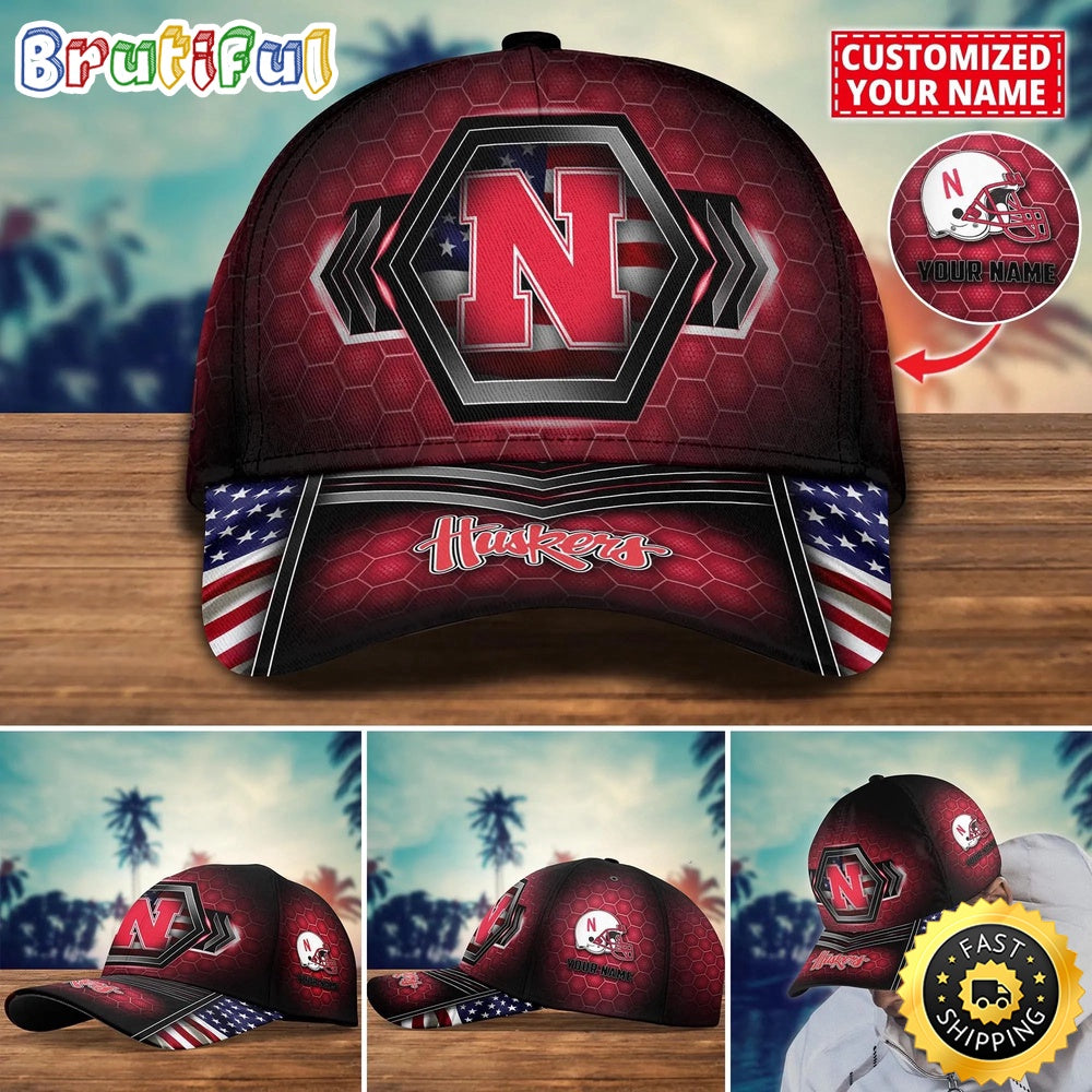 NCAA Nebraska Cornhuskers Baseball Cap Best Trending Custom Name Cap