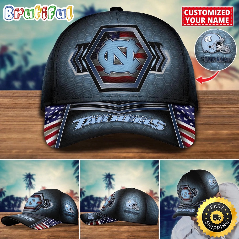 NCAA North Carolina Tar Heels Baseball Cap Best Trending Custom Name Cap