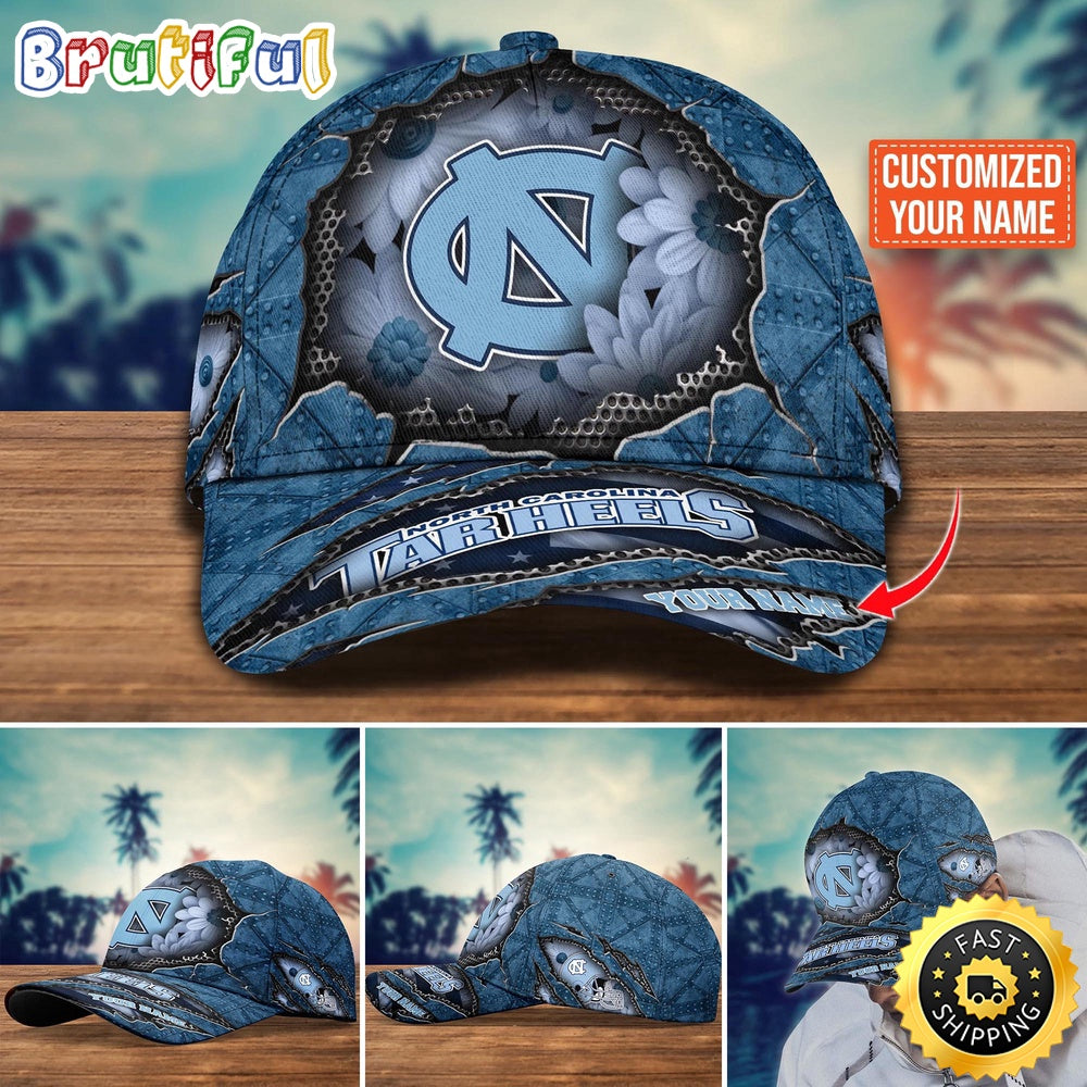 NCAA North Carolina Tar Heels Baseball Cap Custom Cap Trending