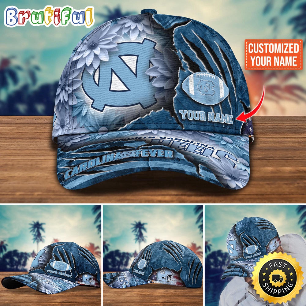 NCAA North Carolina Tar Heels Baseball Cap Custom Hat For Fans New Arrivals