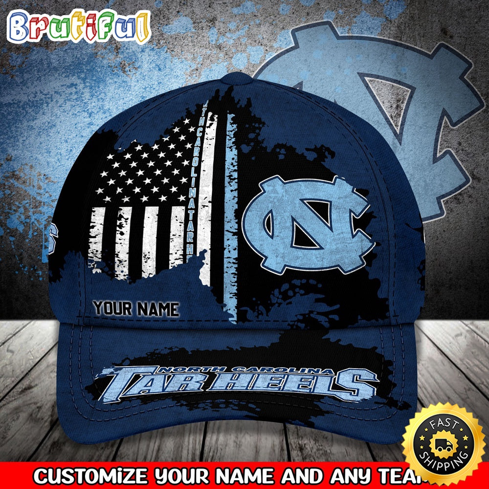 NCAA North Carolina Tar Heels Baseball Cap Your Name Custom Baseball Cap