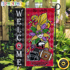 NCAA Northern Illinois Huskies Football Flag Mardi Gras Welcome Garden Flag