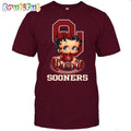NCAA Oklahoma T-Shirt Betty Boop Football Tshirt