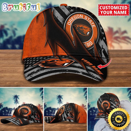 NCAA Oregon State Beavers Baseball Cap Custom Cap For Sport Fans