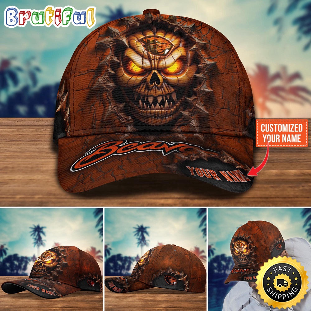 NCAA Oregon State Beavers Baseball Cap Halloween Custom Cap For This Season