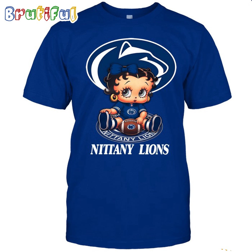 NCAA Penn State T-Shirt Betty Boop Football Tshirt