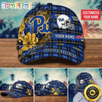 NCAA Pittsburgh Panthers Baseball Cap Flower Custom Name Cap