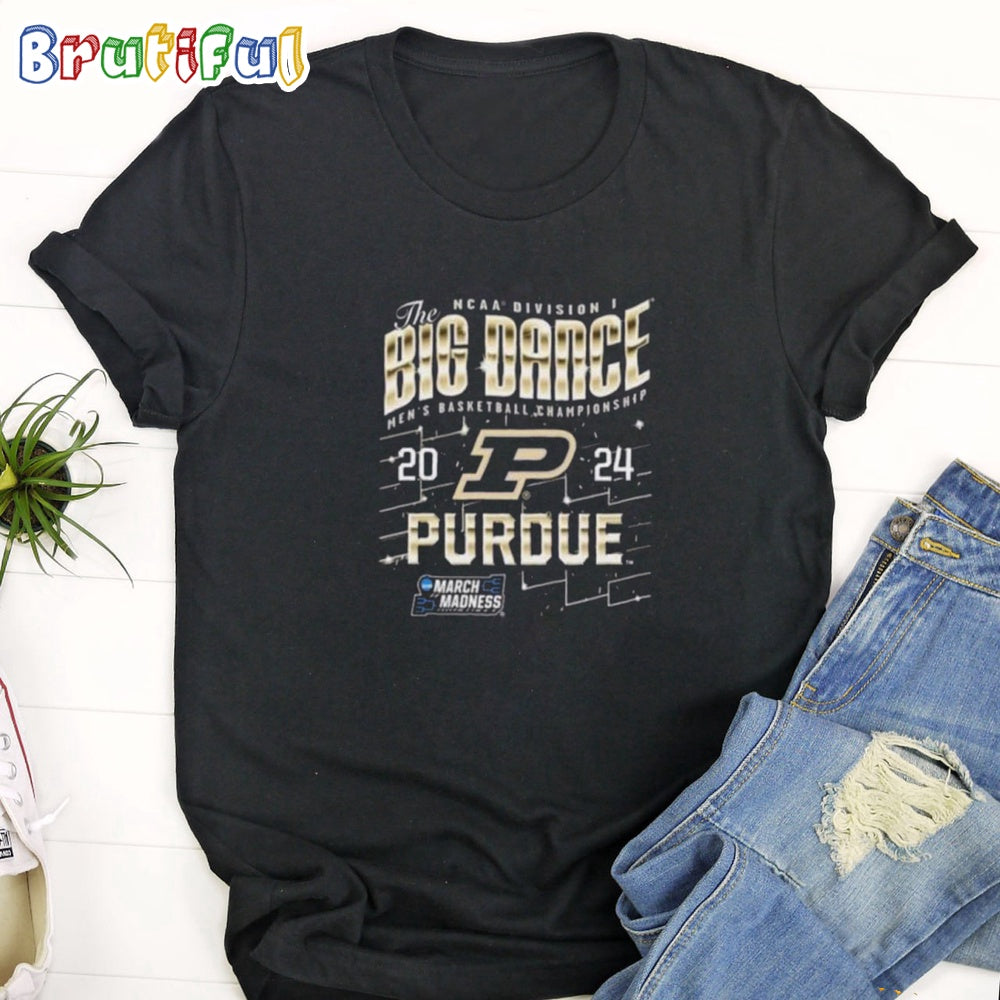 NCAA Purdue Boilermakers The Big Dance Division Men’s Basketball Championship 2024 T Shirt