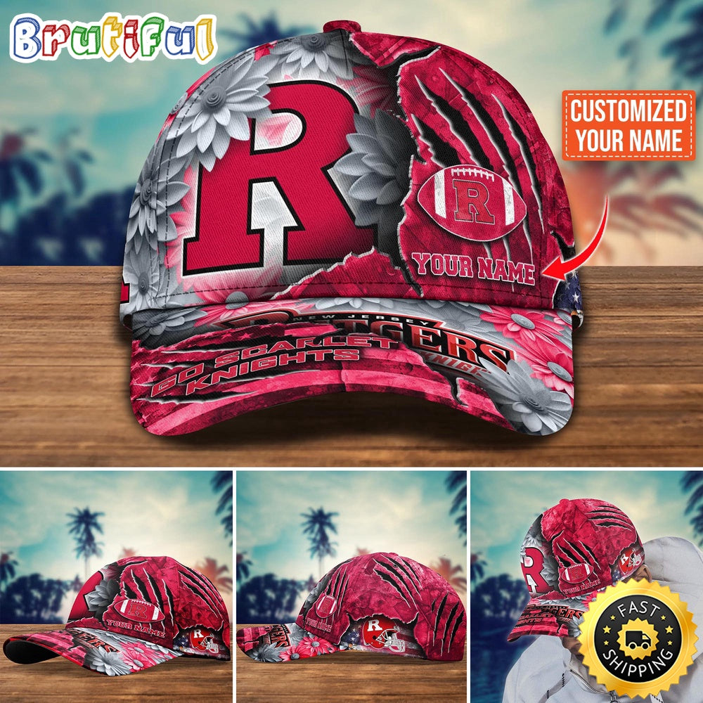 NCAA Rutgers Scarlet Knights Baseball Cap Custom Hat For Fans New Arrivals