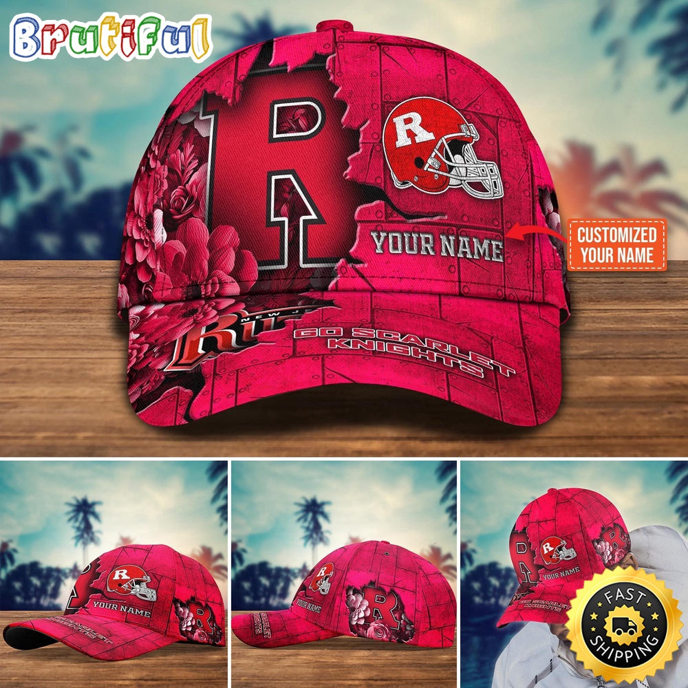 NCAA Rutgers Scarlet Knights Baseball Cap Custom Hat For Fans
