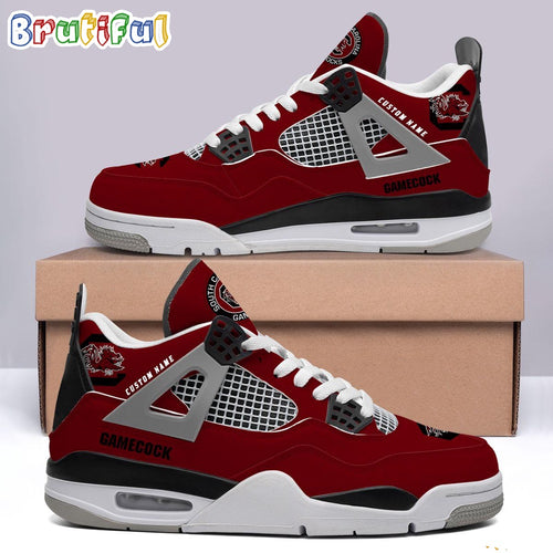 NCAA South Carolina Gamecocks Sport Team Air Jordan 4 Shoes, Personalized AJ4 Sneaker