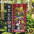 NCAA Stanford Cardinal Football Flag Mardi Gras Welcome Garden Flag