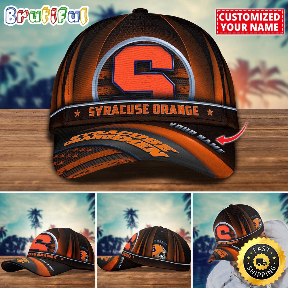 NCAA Syracuse Orange Baseball Cap Custom Cap For Football Fans