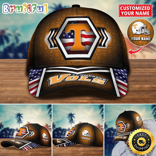 NCAA Tennessee Volunteers Baseball Cap Best Trending Custom Name Cap