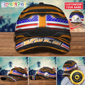 NCAA Tennessee Volunteers Baseball Cap Flag Custom Name Cap