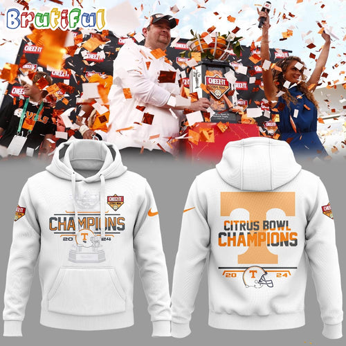 NCAA Tennessee Volunteers Football 2024 Citrus Bowl Champs Hoodie T-Shirt