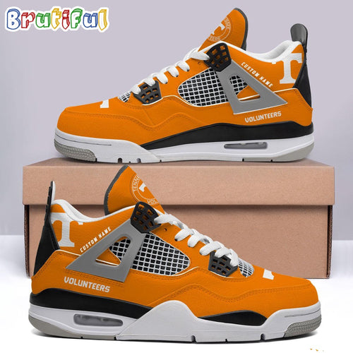 NCAA Tennessee Volunteers Sport Team Air Jordan 4 Shoes, Personalized AJ4 Sneaker