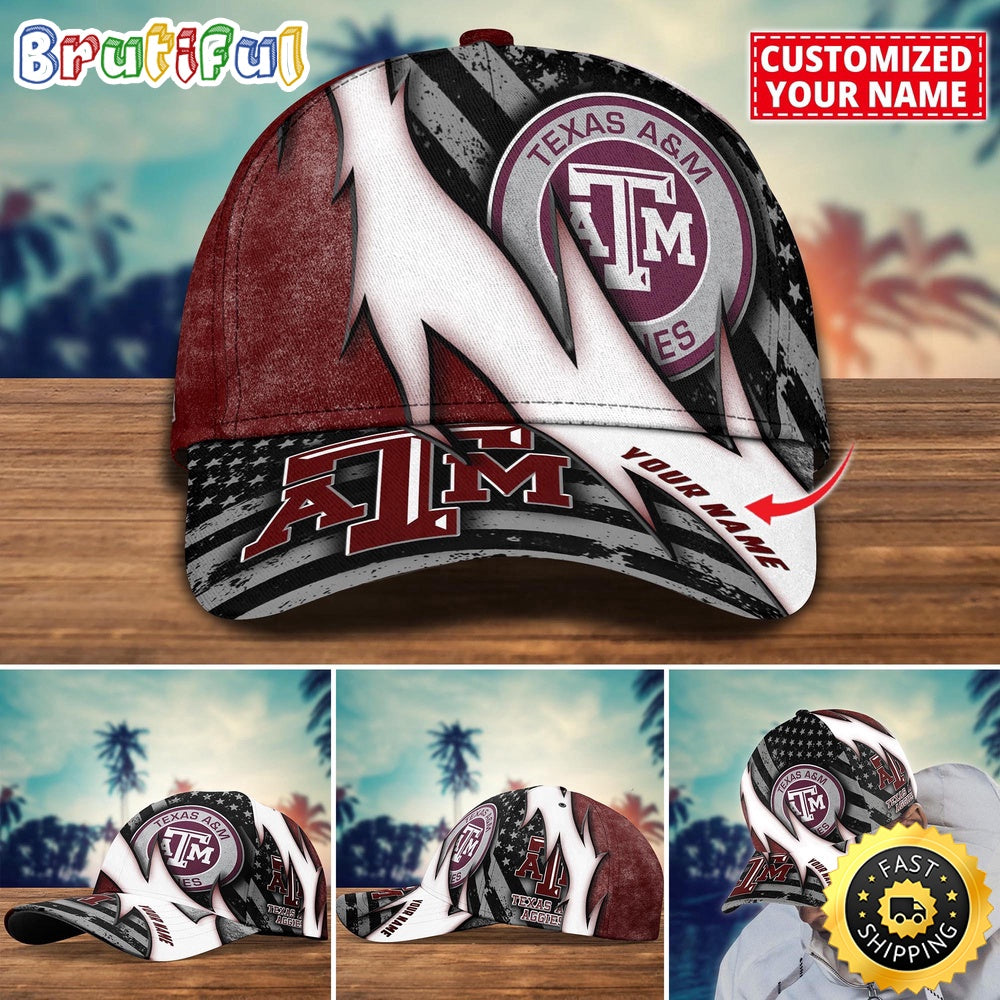 NCAA Texas A&ampM Aggies Baseball Cap Custom Cap For Sport Fans