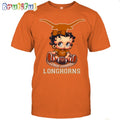 NCAA Texas T-Shirt Betty Boop Football Tshirt