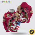 NCAA Boston College Eagles Hoodie Mickey Mouse 100 Year Anniversary