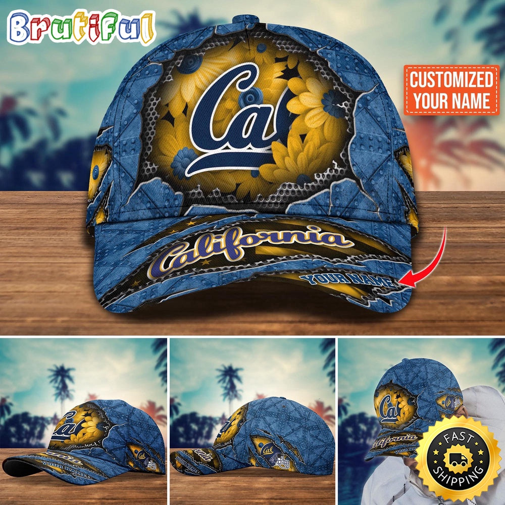NCAA California Golden Bears Baseball Cap Custom Cap Trending
