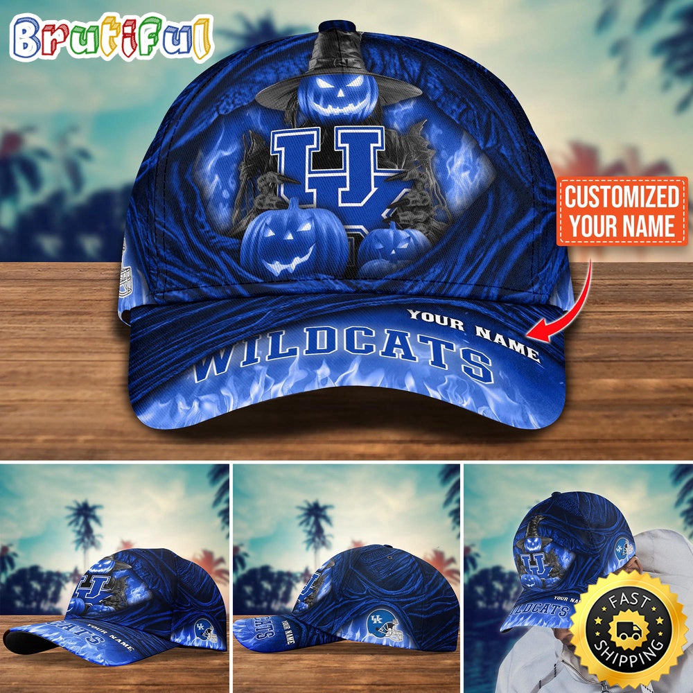 NCAA Kentucky Wildcats Baseball Cap Halloween Custom Cap For Fans