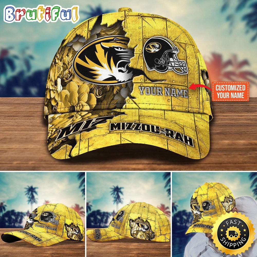 NCAA Missouri Tigers Baseball Cap Custom Hat For Fans
