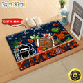 NCAA Syracuse Orange Doormat Grinch Christmas Welcome Custom Name Football Doormat