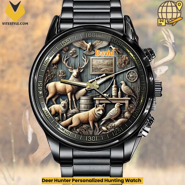 Deer Hunter Personalized Hunting Watch