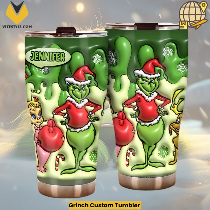 Grinch Custom Tumbler