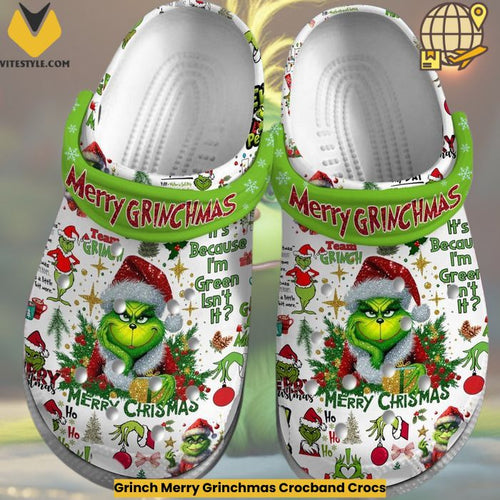 New Edition Grinch Merry Grinchmas Crocband Crocs