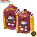 NFL Arizona Cardinals Baseball Jacket Hello Kitty Personalized Baseball Jacket